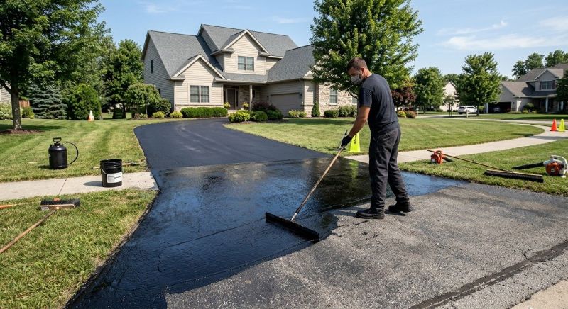 Blacktop Driveway Sealing in Fort Collins, CO