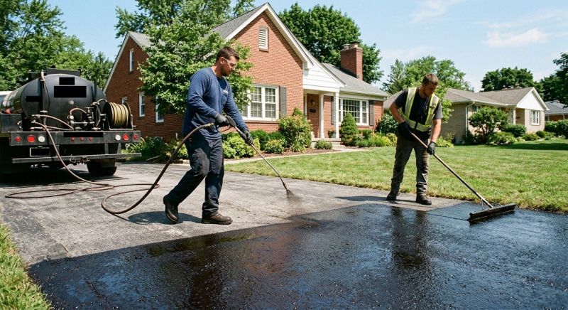 Asphalt Recoating in Greenville, SC